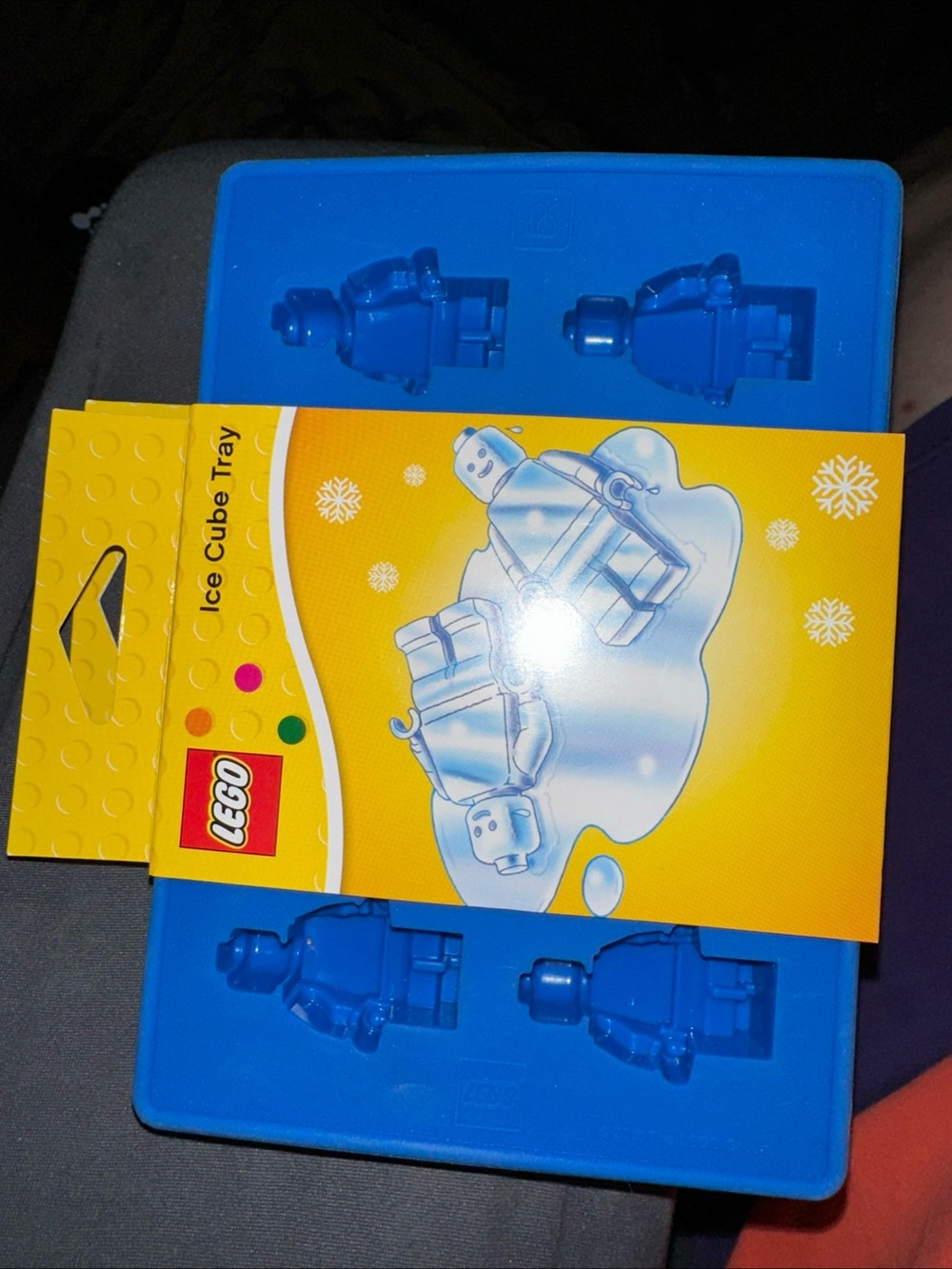Lego Blue Mini Figure Ice Cube Tray